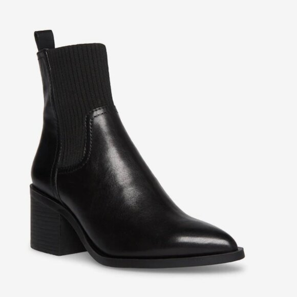 COPY - Never Worn Steve Madden Abriel Black Leather Boot - Picture 2 of 7